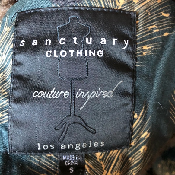 Faux Fur Brown Vintage style Vest Couture inspired Accent added Sz S - Picture 5 of 6